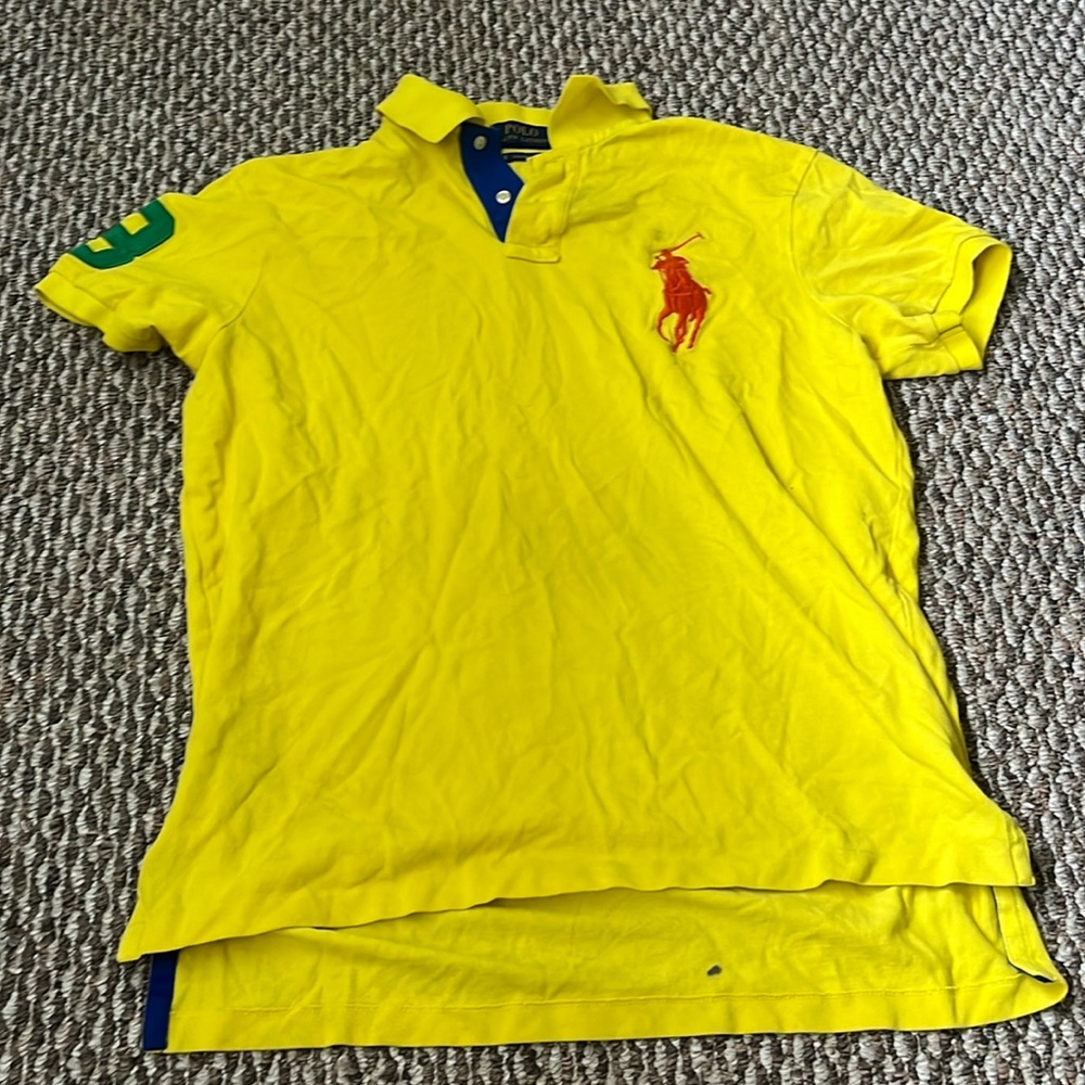 Polo Ralph Lauren yellow polo